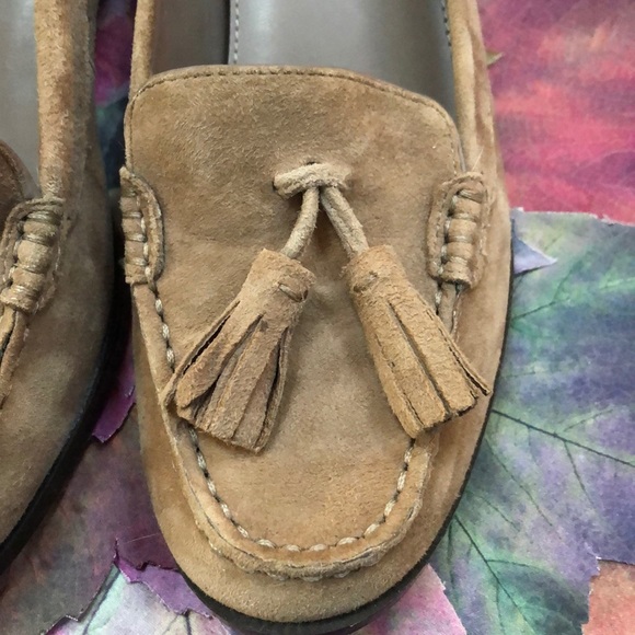 RALPH LAUREN Suede Pump Loafers - Picture 3 of 10